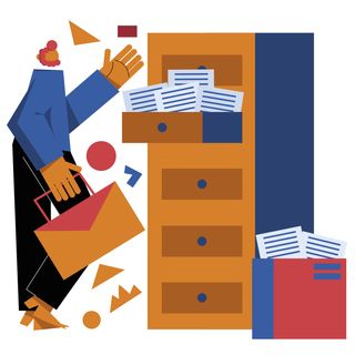 archive document database classified furniture