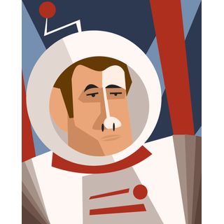 astronaut explore job helmet space