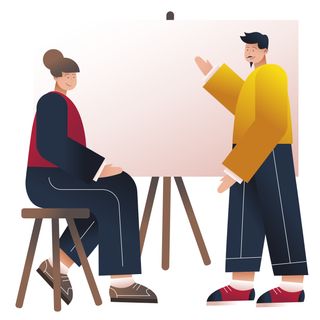 blackboard lecture teaching class classroom