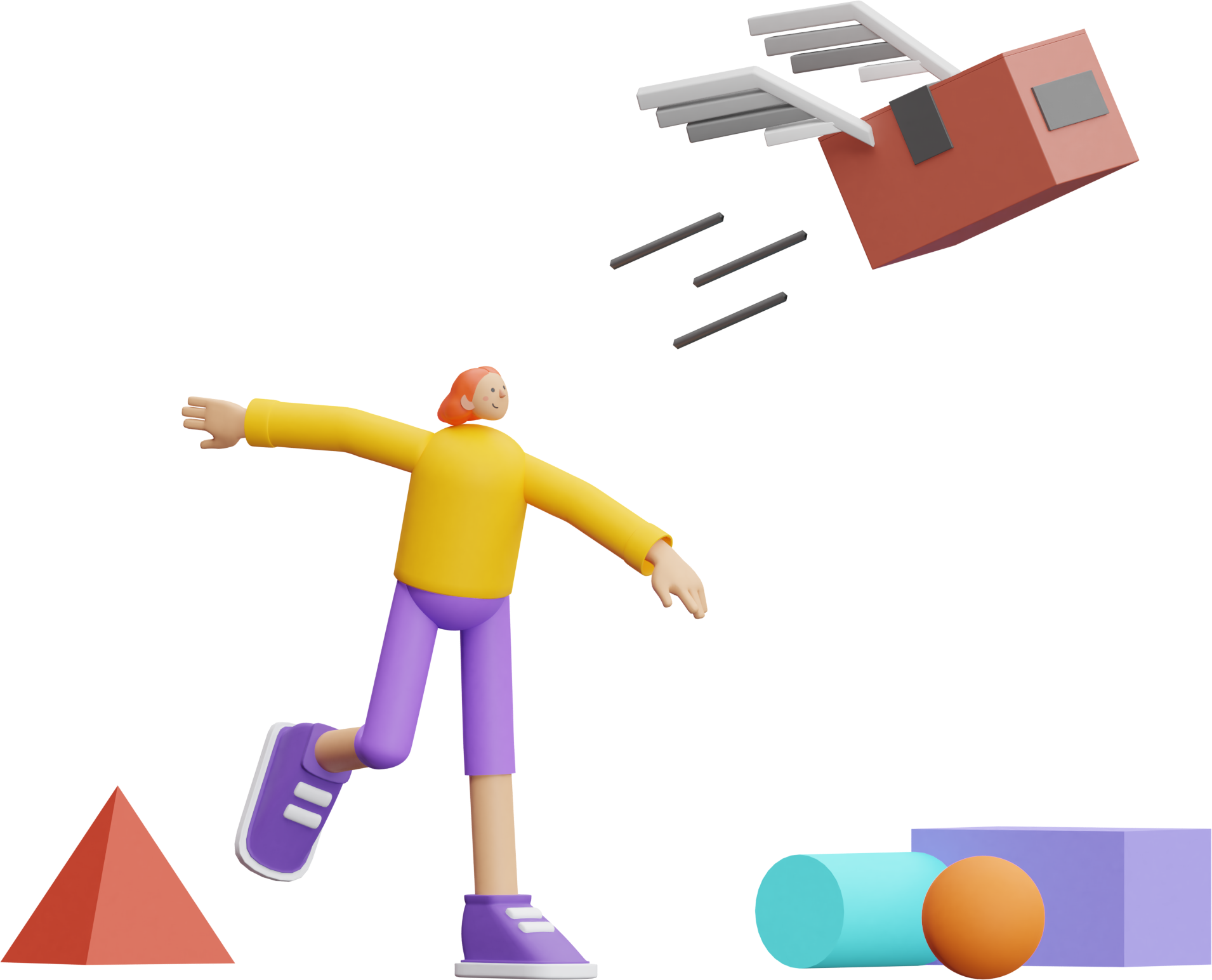 3d illustration deliverance manner of speaking postal