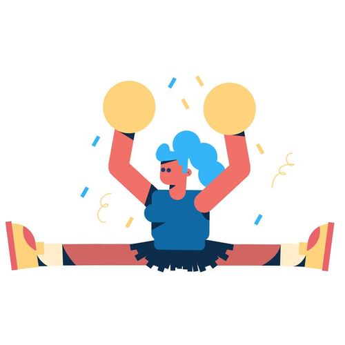 cheerleader sports animator entertainer