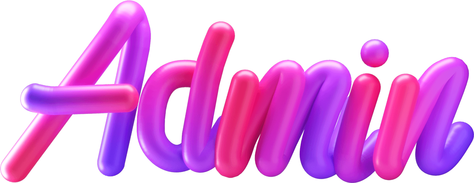 3d lettering admin