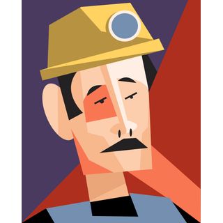 builder job miner man helmet