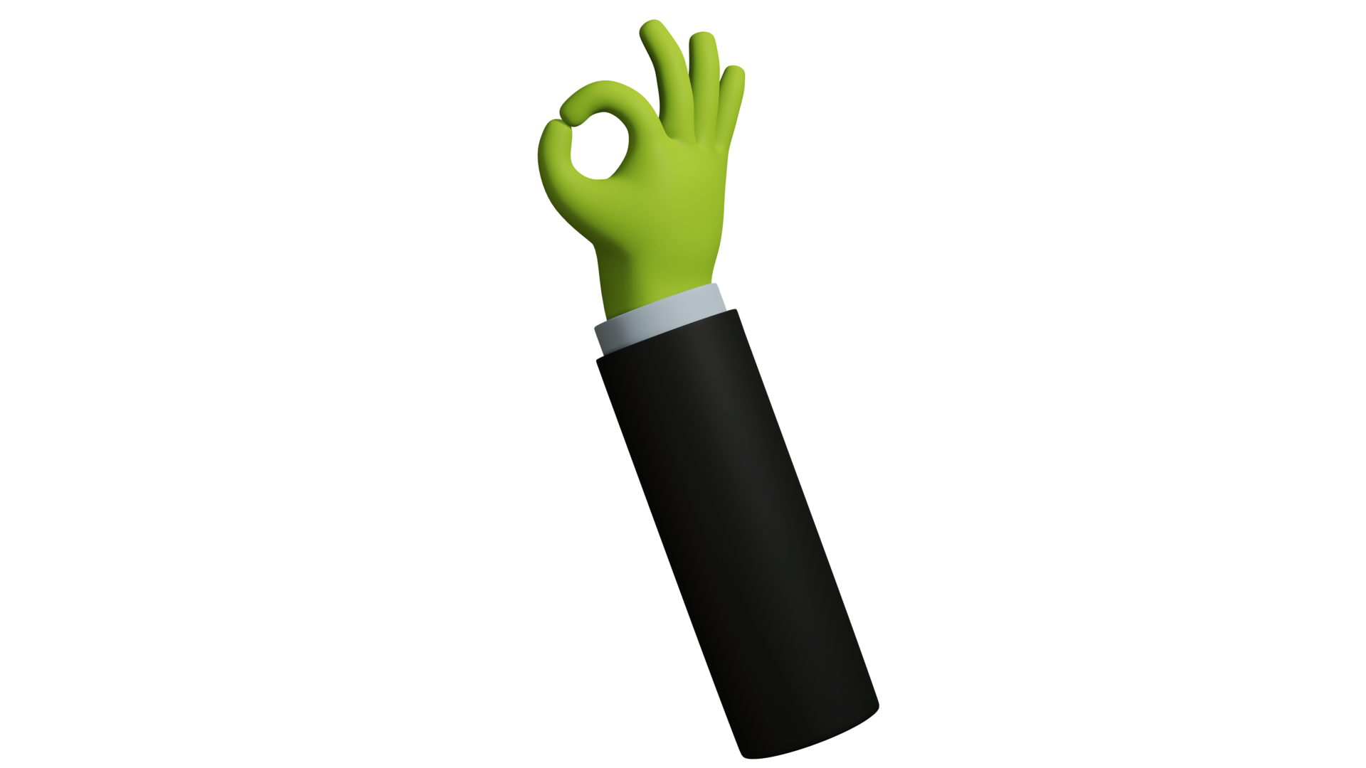 green hand jacket sign excellent