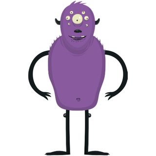 monster freak cute giant cartoon