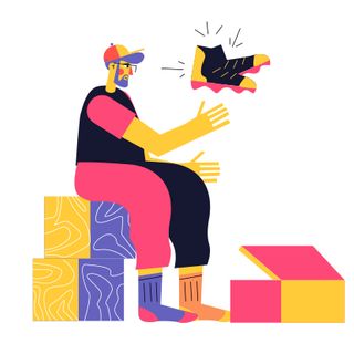 shoes unboxing gift man