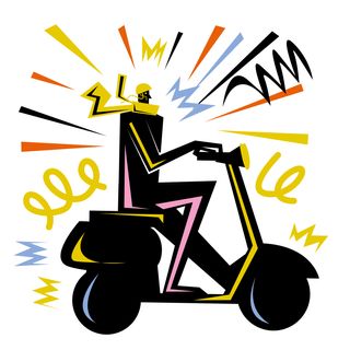 motorcycle travel quick protection man