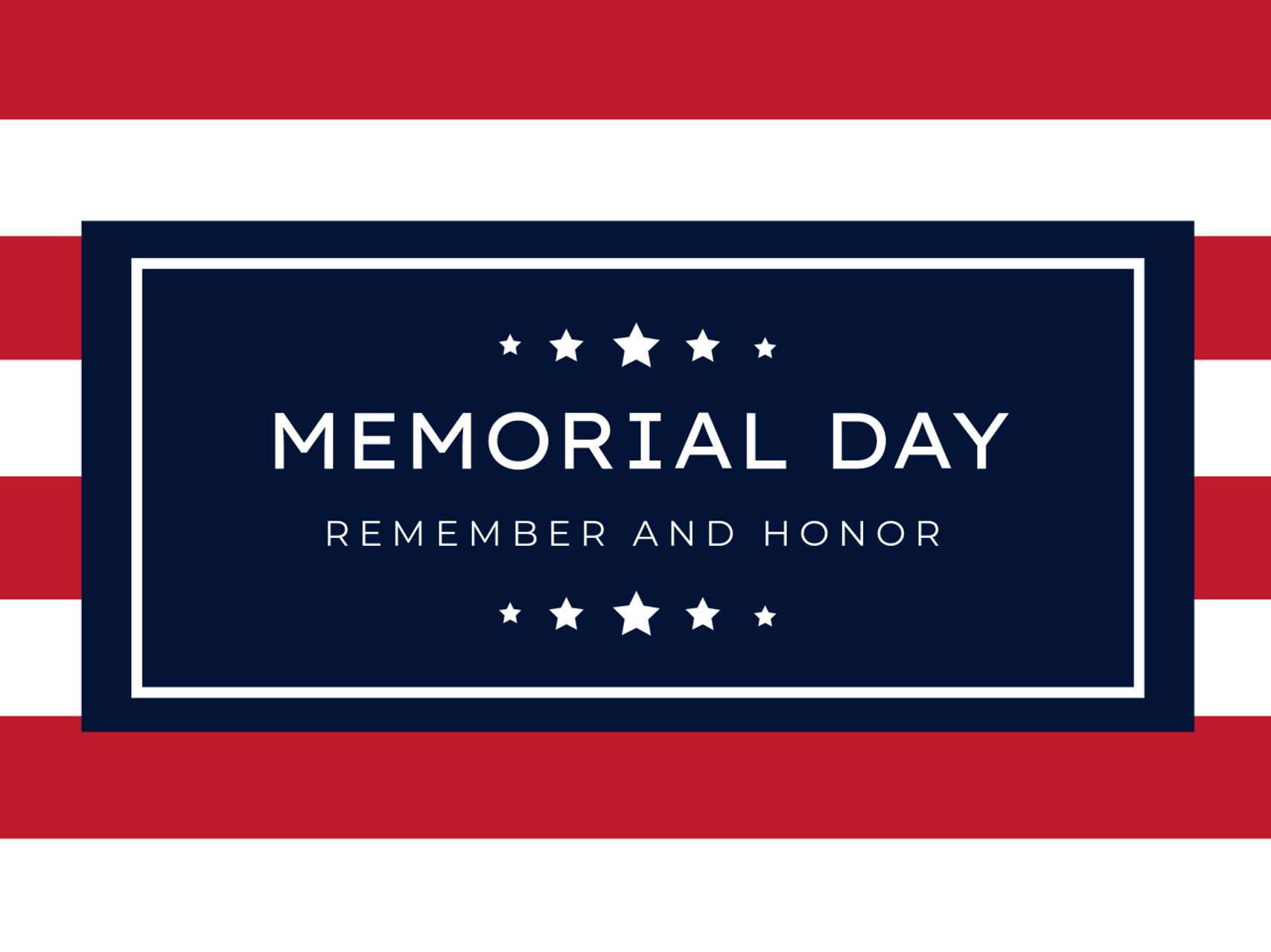 Memorial Day Templates Pack