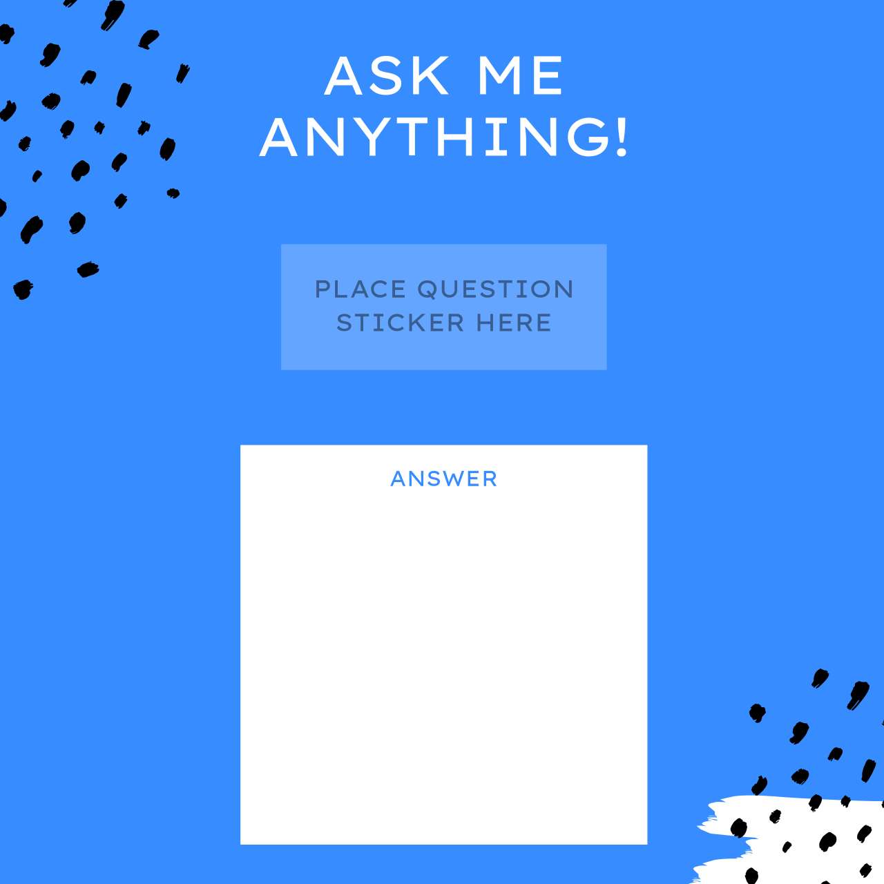 Instagram Post Question Templates Pack