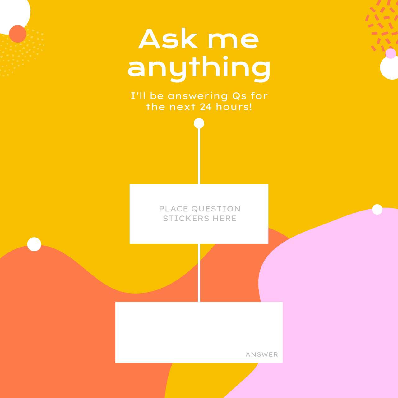 Instagram Post Question Templates Pack