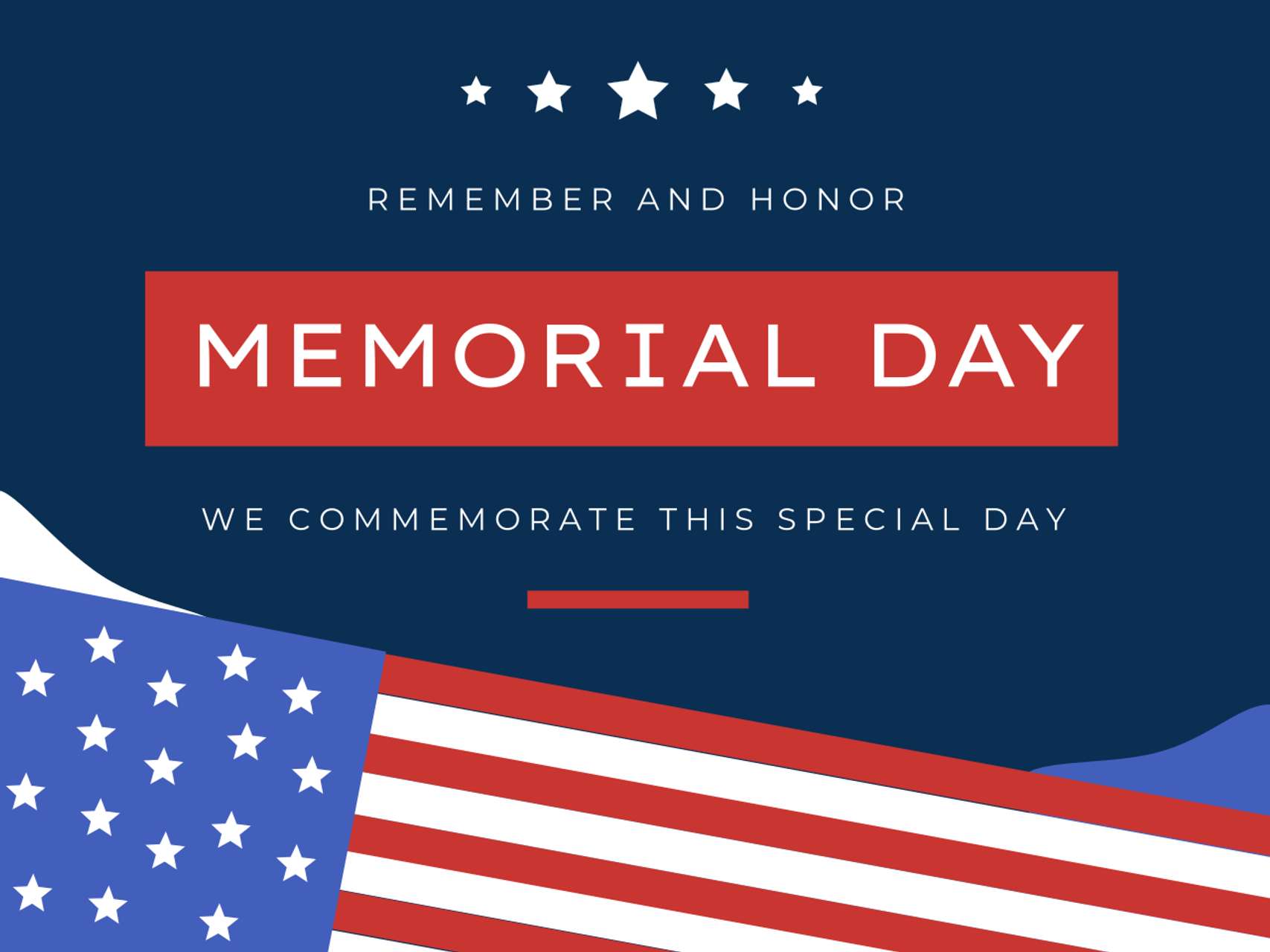 Memorial Day Templates Pack