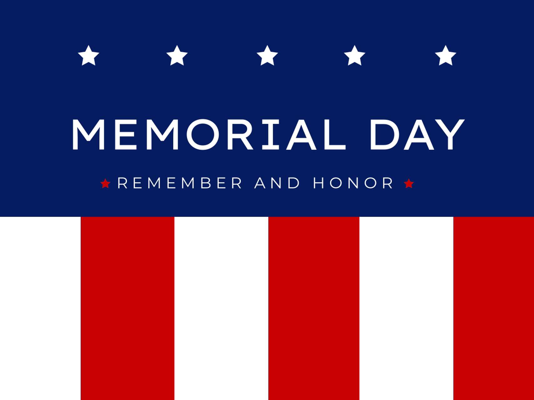 Memorial Day Templates Pack