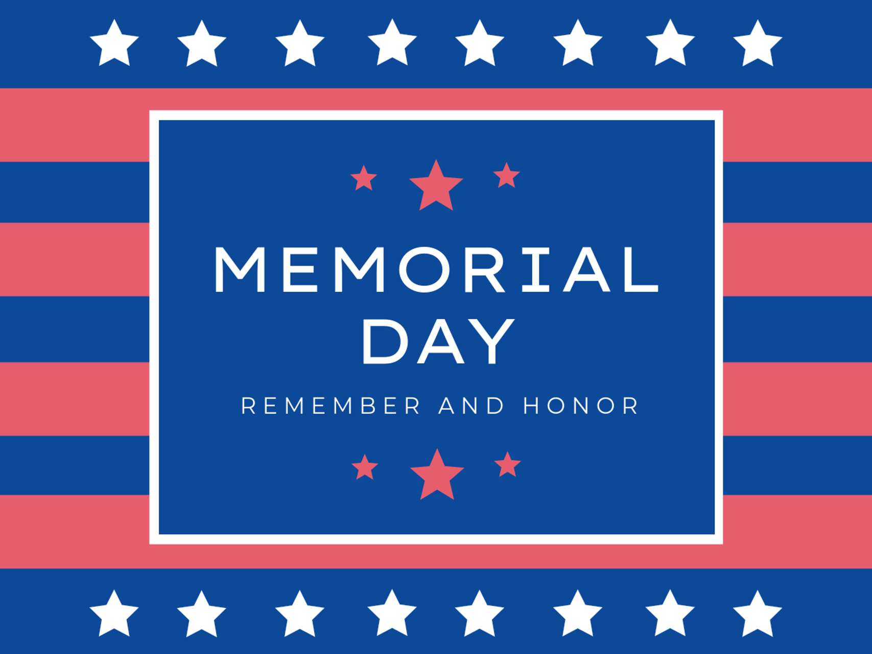 Memorial Day Templates Pack