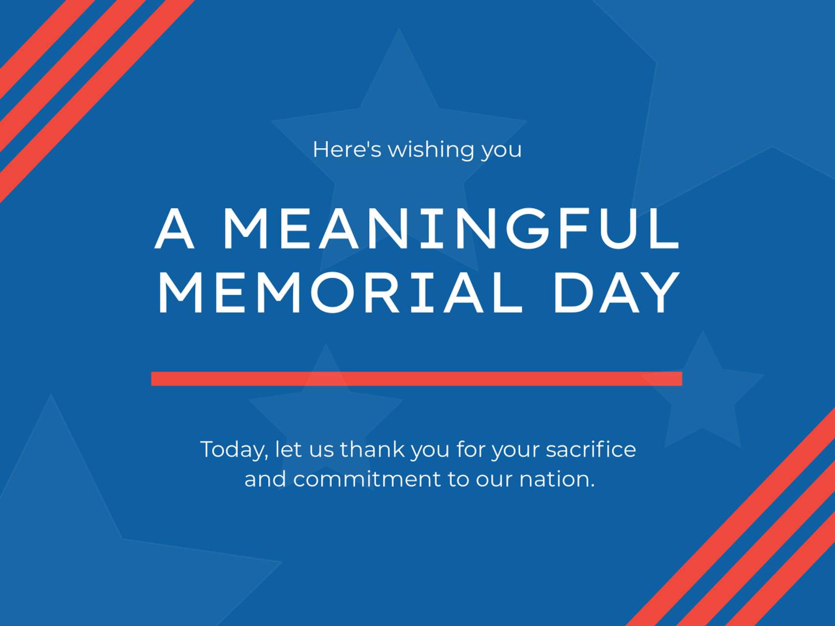 Memorial Day Templates Pack