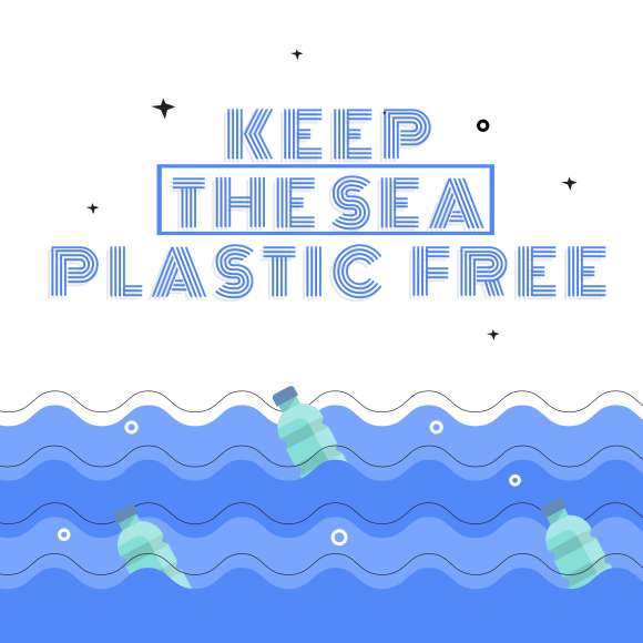 Keep the sea plastic free t-shirt