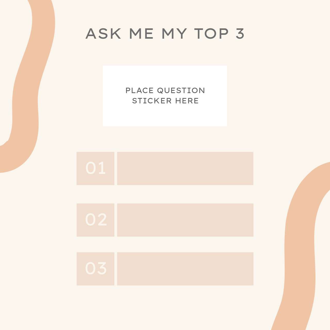 Instagram Post Question Templates Pack