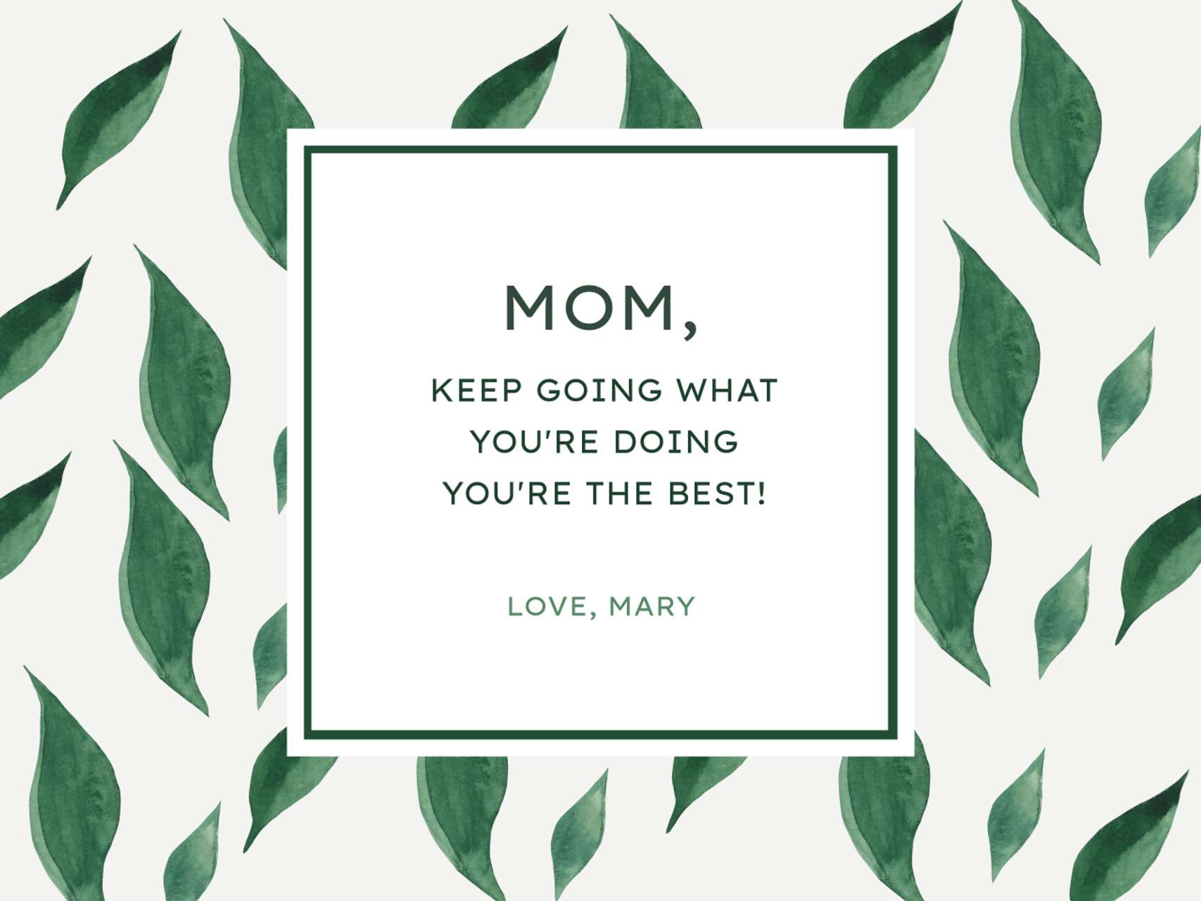 Mother's Day Templates