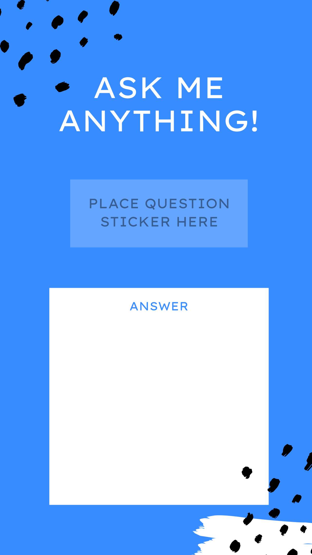 Instagram Stories Question Templates Pack