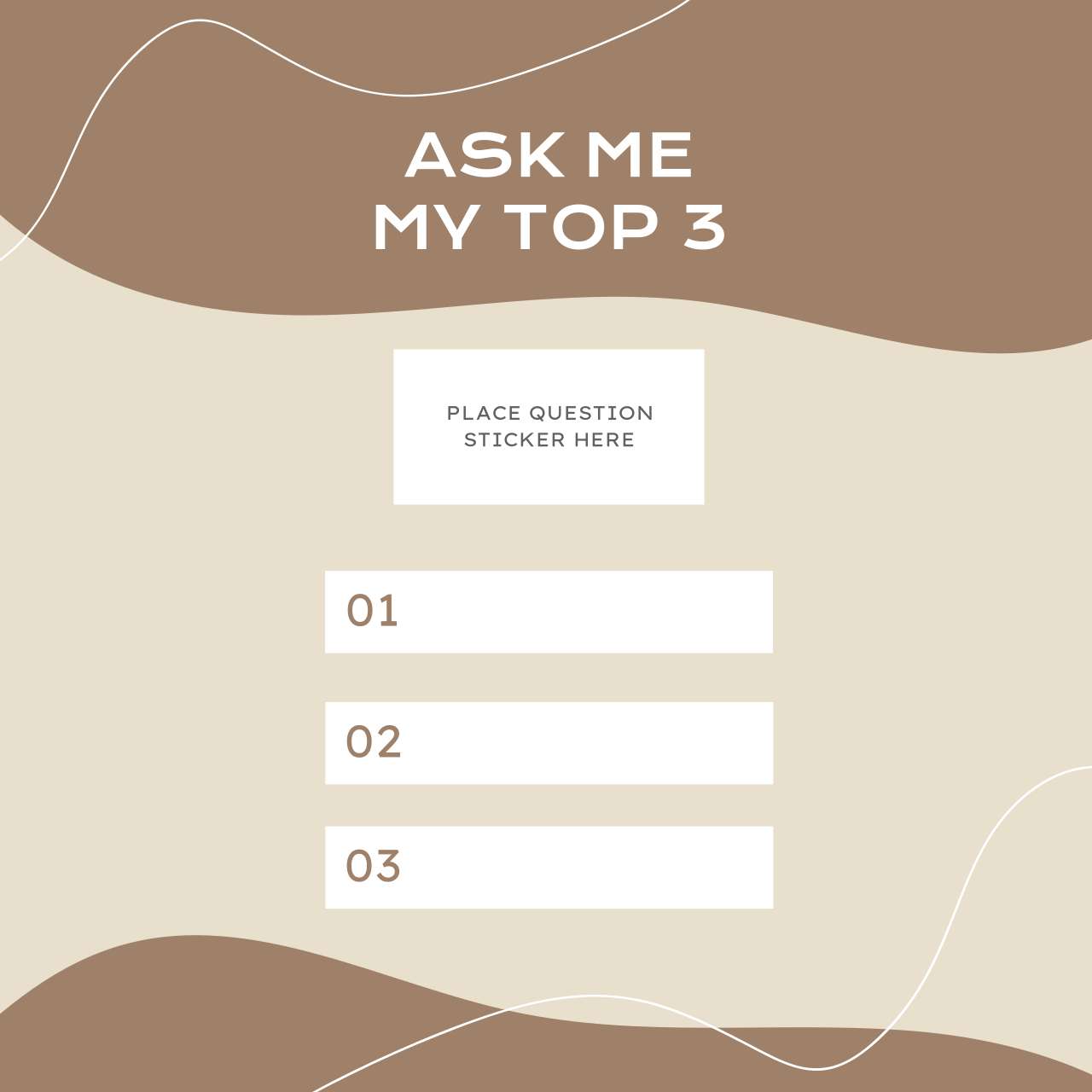 Instagram Post Question Templates Pack