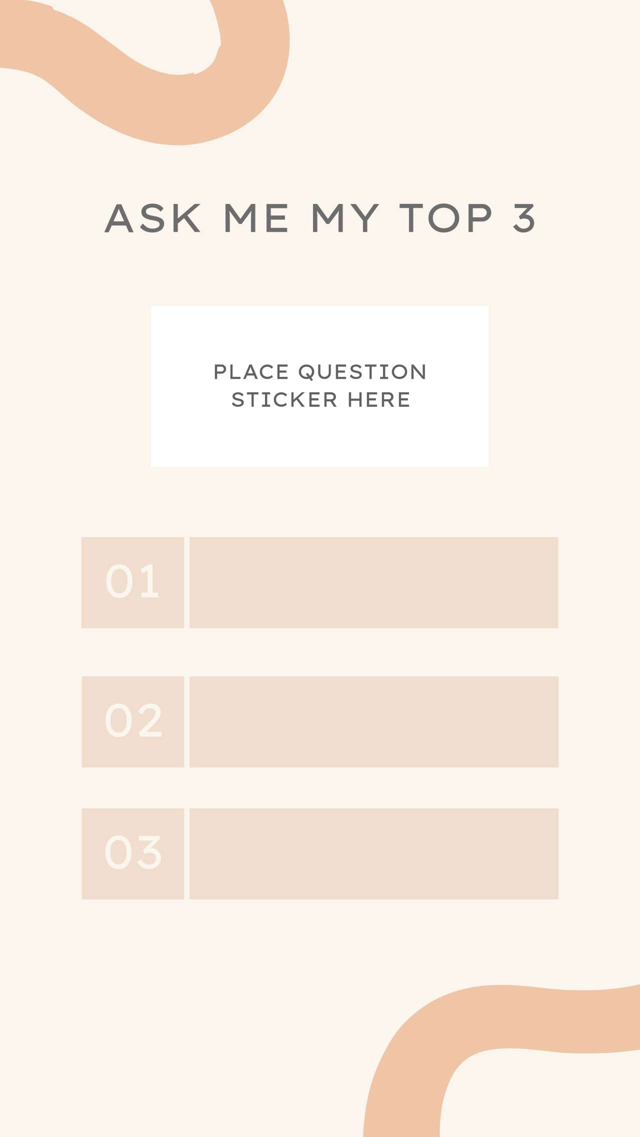 Instagram Stories Question Templates Pack
